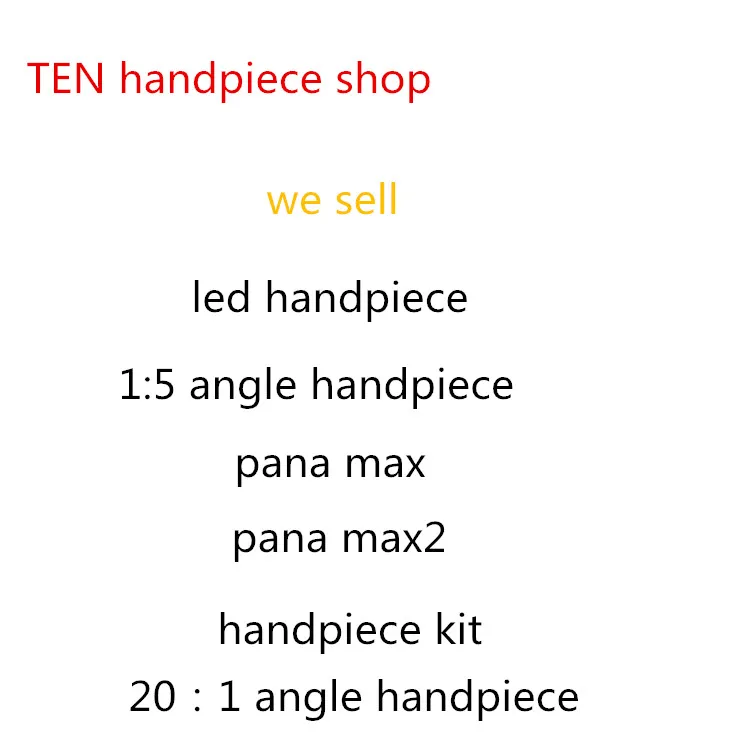 

2018 Dental handpiece dental turbine high handpiece handpiece kit pana max pana max2 20:1 angle handpiece 1:5 angle handpiece