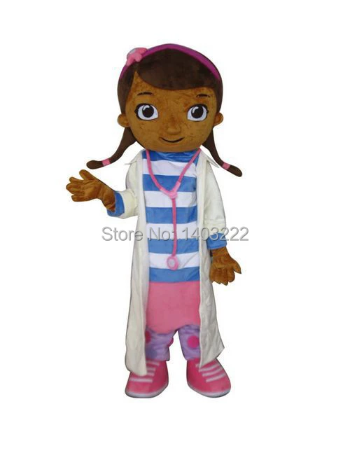 Высокое качество Doc костюм талисман McStuffins для взрослых талисмана Бесплатная