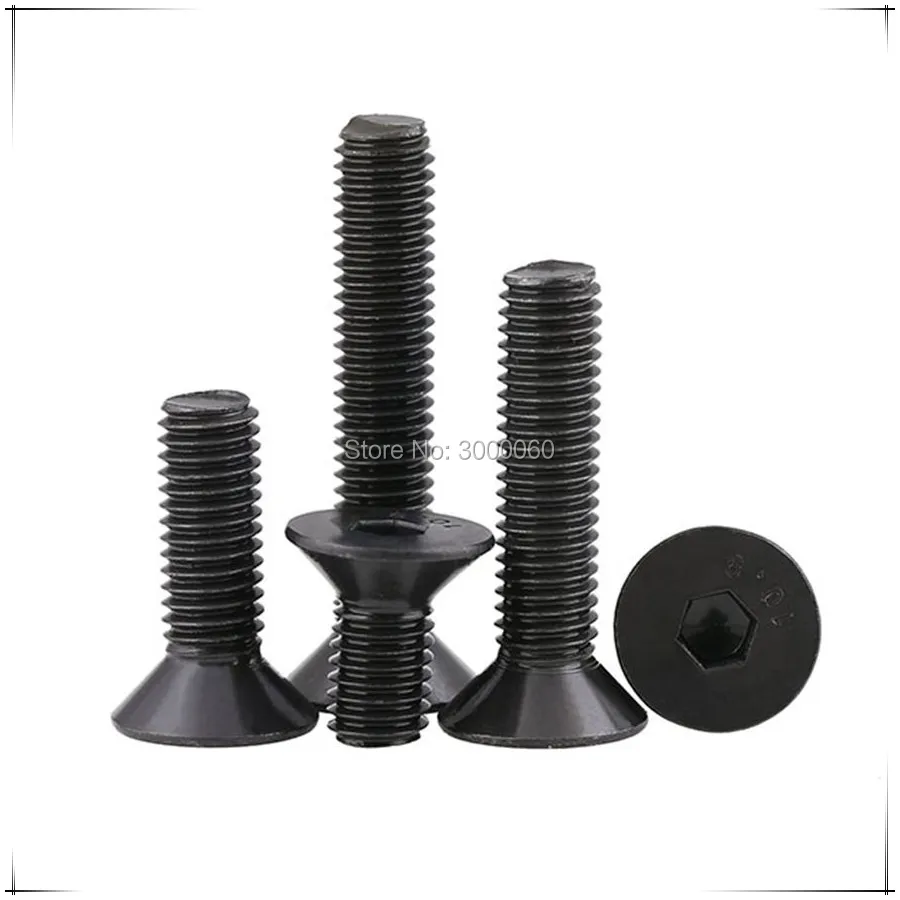 

M3 DIN7991 Grade 10.9 Black Oxide Carbon Steel Hexagon Socket Countersunk Head Cap Screws