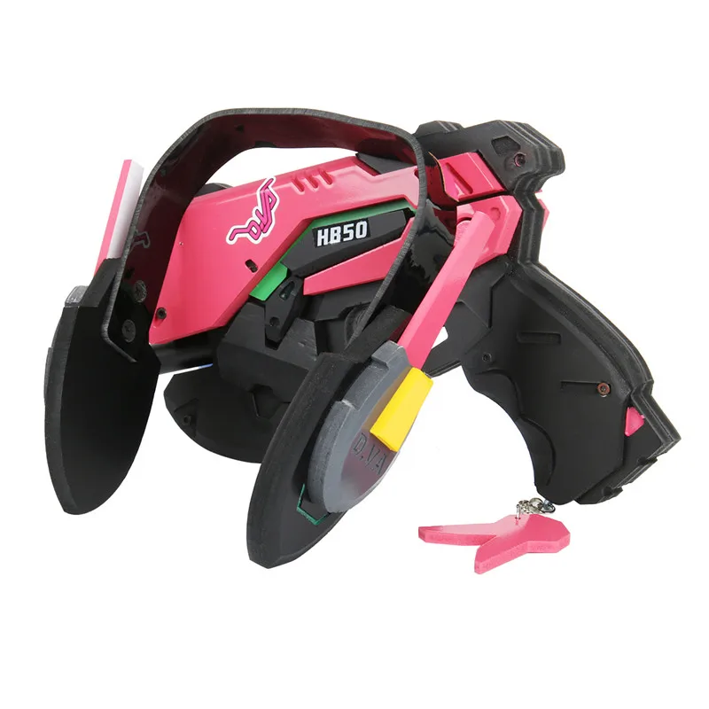 

Takerlama 2017 Hot Game Over Watch OW Weapon D.Va Gun Headset Halloween Cosplay Props Headset Gift OW Accessories