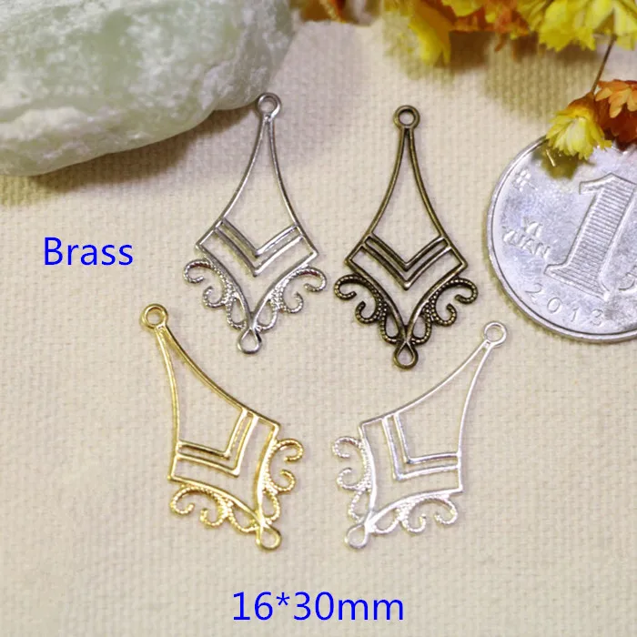 Free Shipping 30 Pcs Chandelier Earring Findings Connectors Dangles 16