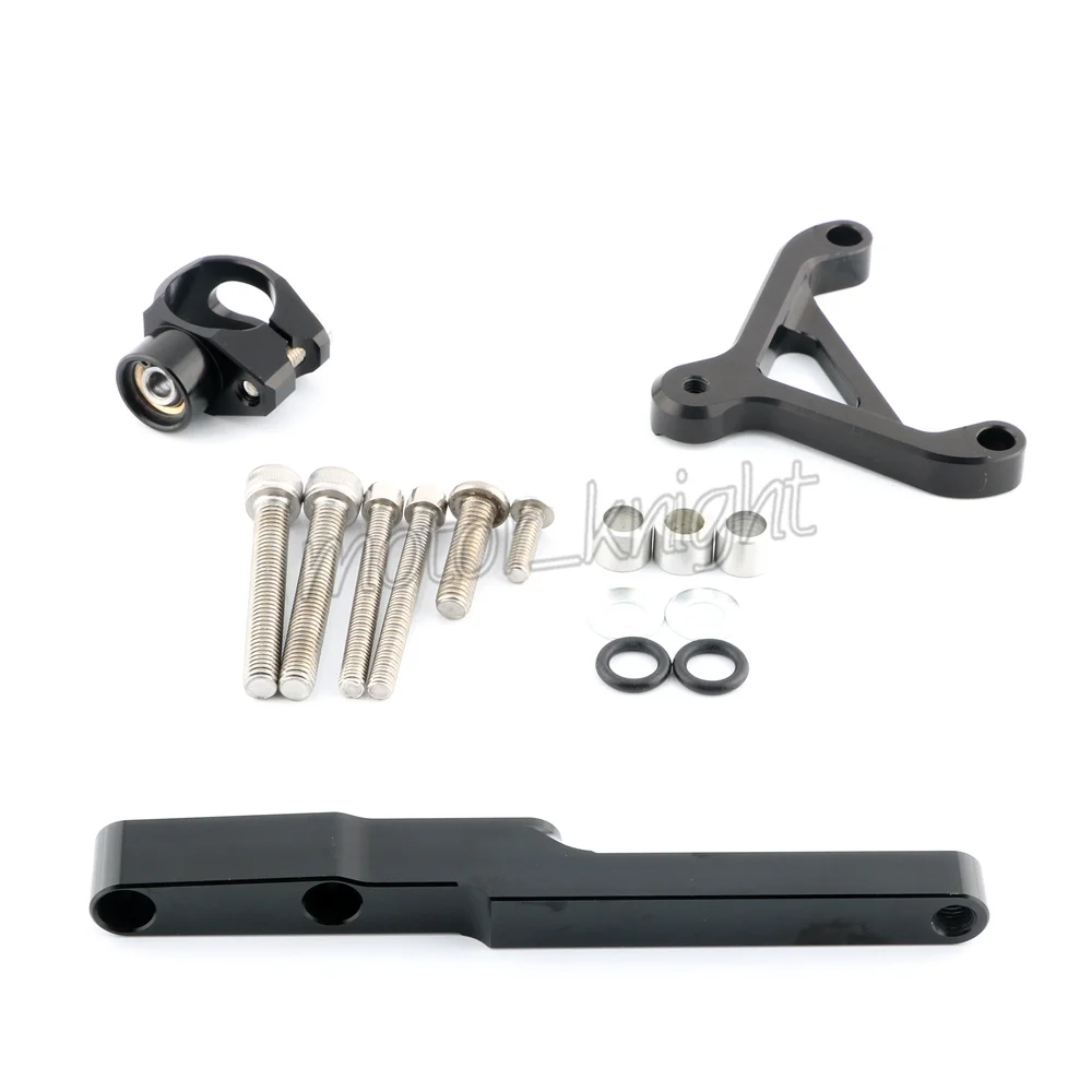 ЧПУ рулевой демпфер стабилизатора w/Bracket Mounting Kit Satety Управление для Honda CB1000R 2008 2009 2010 2011 2012 2013 - Цвет: BLACK