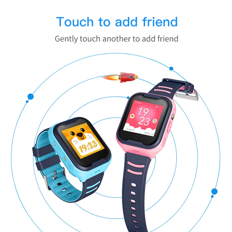  Kids Smart Watch Kids 4G Wifi GPS Tracker Child Watch Phone Digital SOS Alarm Clock Camera Phone Wa - 33045450011