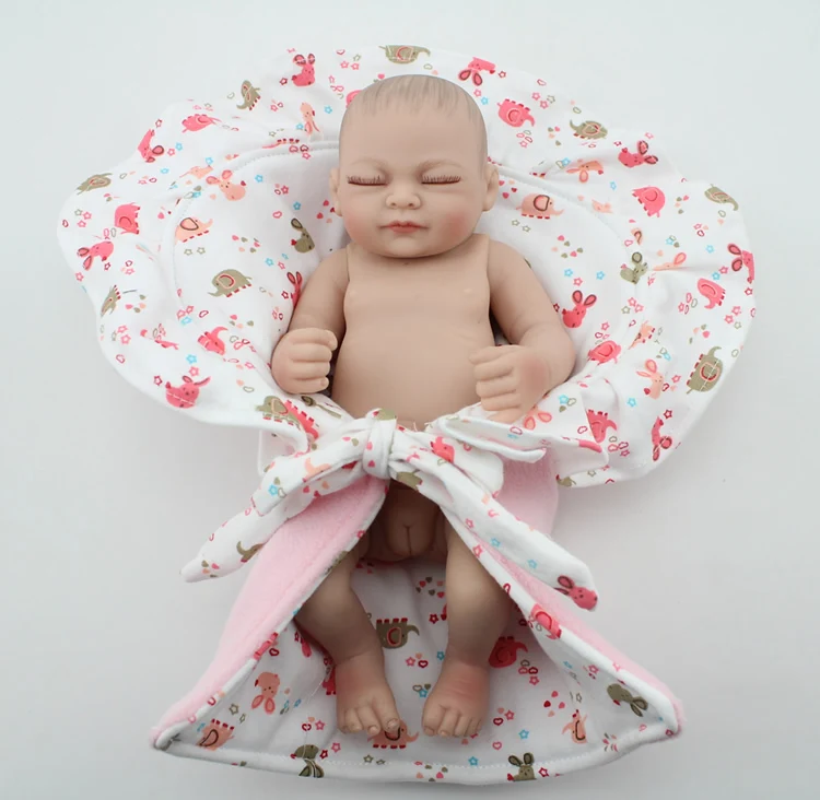 Reborn Doll toys bath Baby 28cm Lifelike Baby Doll Educational toy Play House gift for kids Full