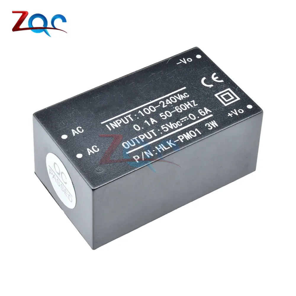 HLK-PM01 HLK-PM03 HLK-PM12 AC-DC 220V 5 V/3,3 V/12 V Мини Переключатель Импульсный источник питания модуль ldo понижающего для интеллигентая(ый) бытовой