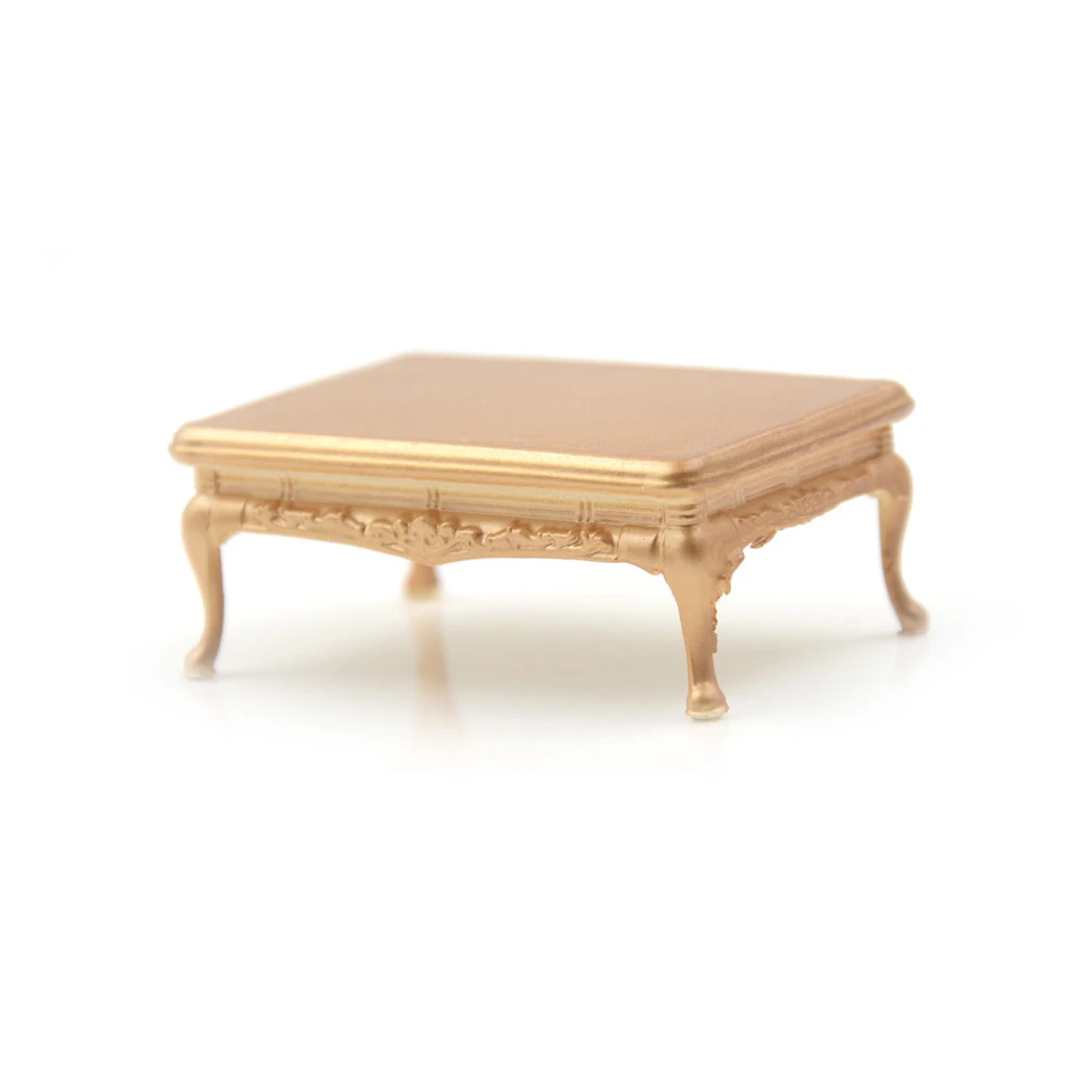 Dollhouse Miniature Furniture Tea Table End Table Living Room Decoration 5.1*3.4*2cm Dollhouse Miniature Furniture Tea Table End Table Living Room Decoration 5.1*3.4*2cm