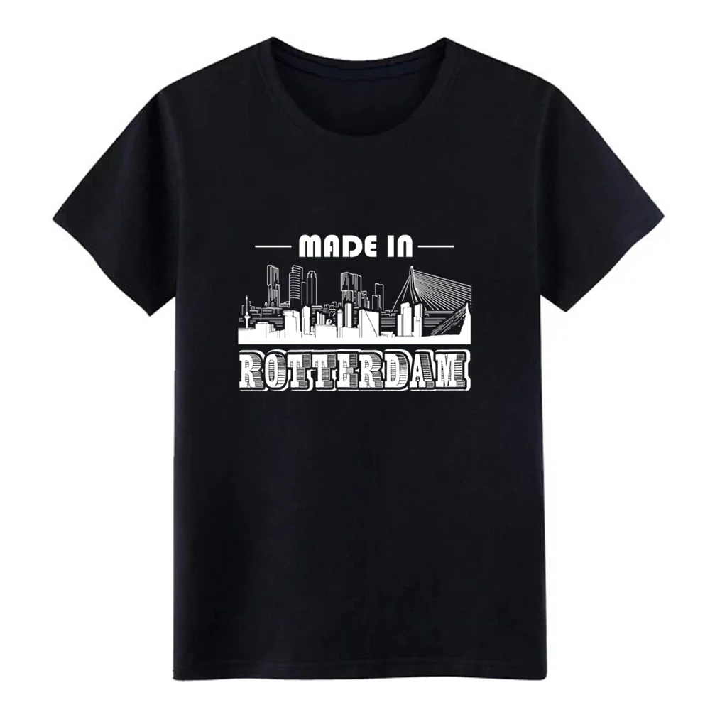 

Men's Made In Rotterdam Shirt t shirt Custom cotton S-3xl homme Cute New Fashion summer slim shirt