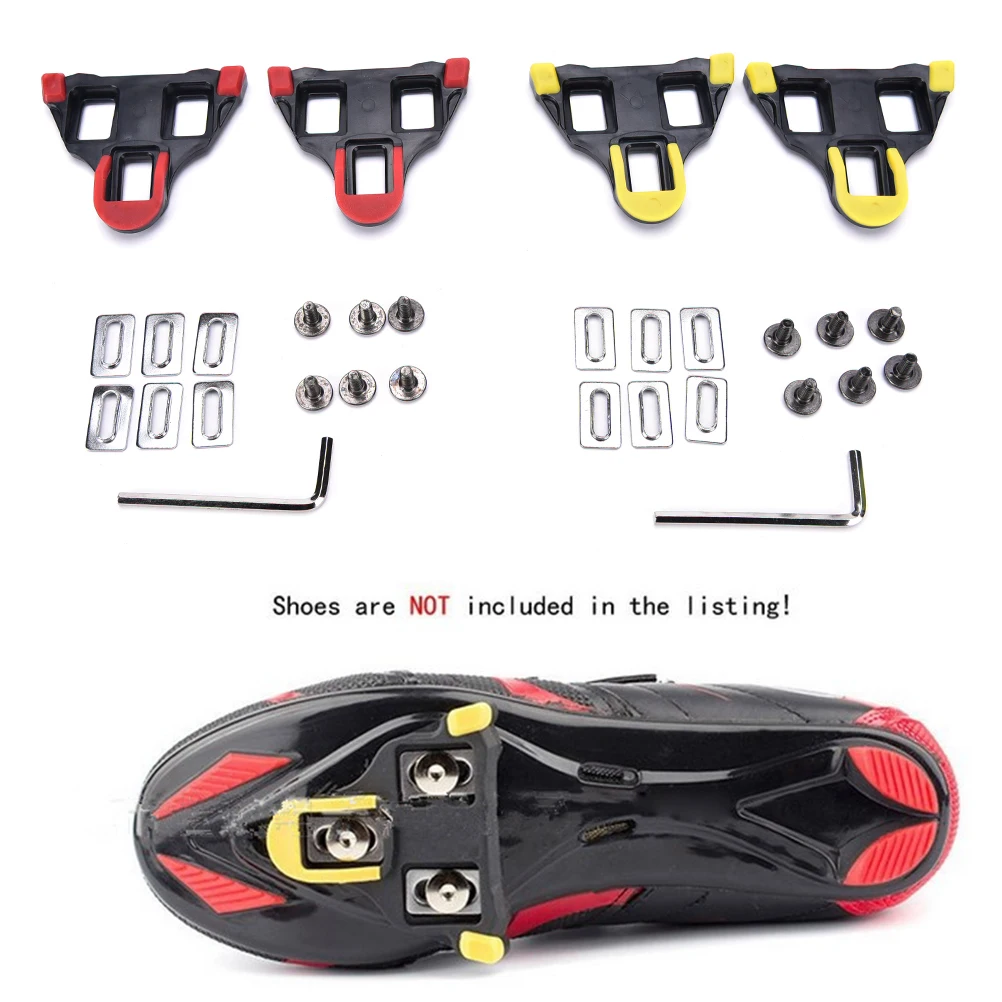 

1 Set New Highway Iron Leopard Juji Line Road Bike Shoes Cleats Locking Plate Splint For Shimano Spd System Bike Pedal