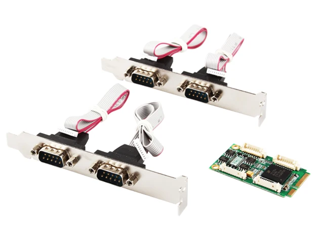 MINI PCI-E до 4 портов RS422/485 промышленная серийная карта PCIE 422 IO-MPCE354A-4S | Компьютеры и
