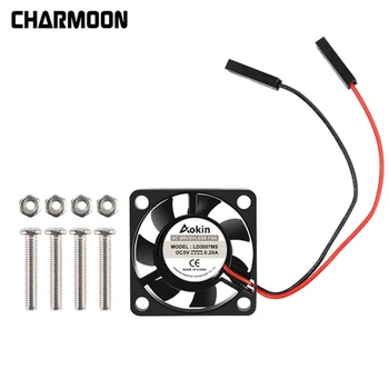 

Brushless CPU 5V / 3.3V Cooling Fan With Screws For Raspberry Pi 3 / Pi 2 Model B RPI B+