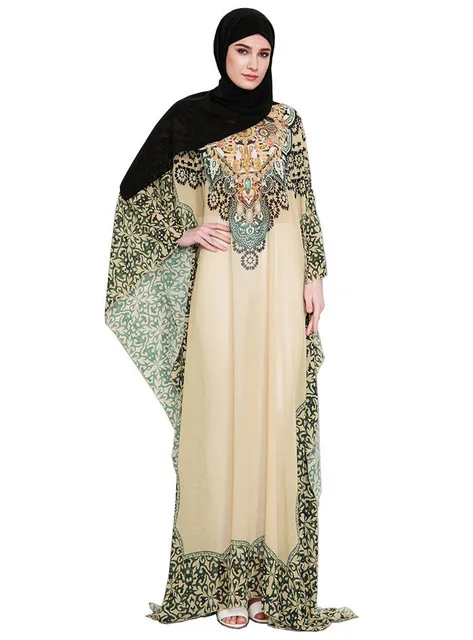 Мусульманское исламское женское платье абайя Арабский Кафтан Дубай хиджаб длинное Обтягивающее Платье женское Турецкая индейка Средний
