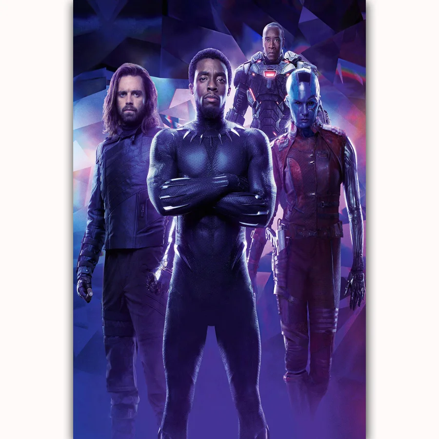 MQ3531 Avengers Infinity War The Avengers 3 2018 New Black ...