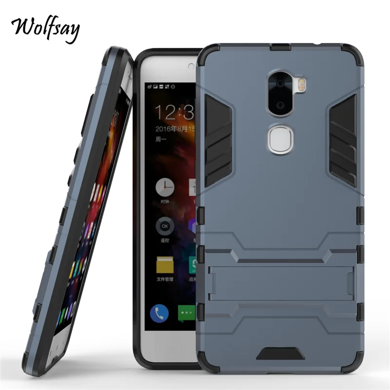 

For Letv LeEco Le Cool 1 Case Slim Robot Armor Kickstand Shockproof Rubber Hard Back Case For Le Cool 1 Phone Cover 5.5 inch
