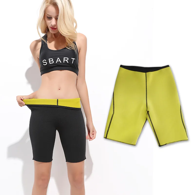Women Sweat Capri Slimming Pants Hot Thermo Neoprene Sauna Leggings Shapewear Shorts 2mm Women Sweat Capri Slimming Pants Hot Thermo Neoprene Sauna Leggings Shapewear Shorts 2mm