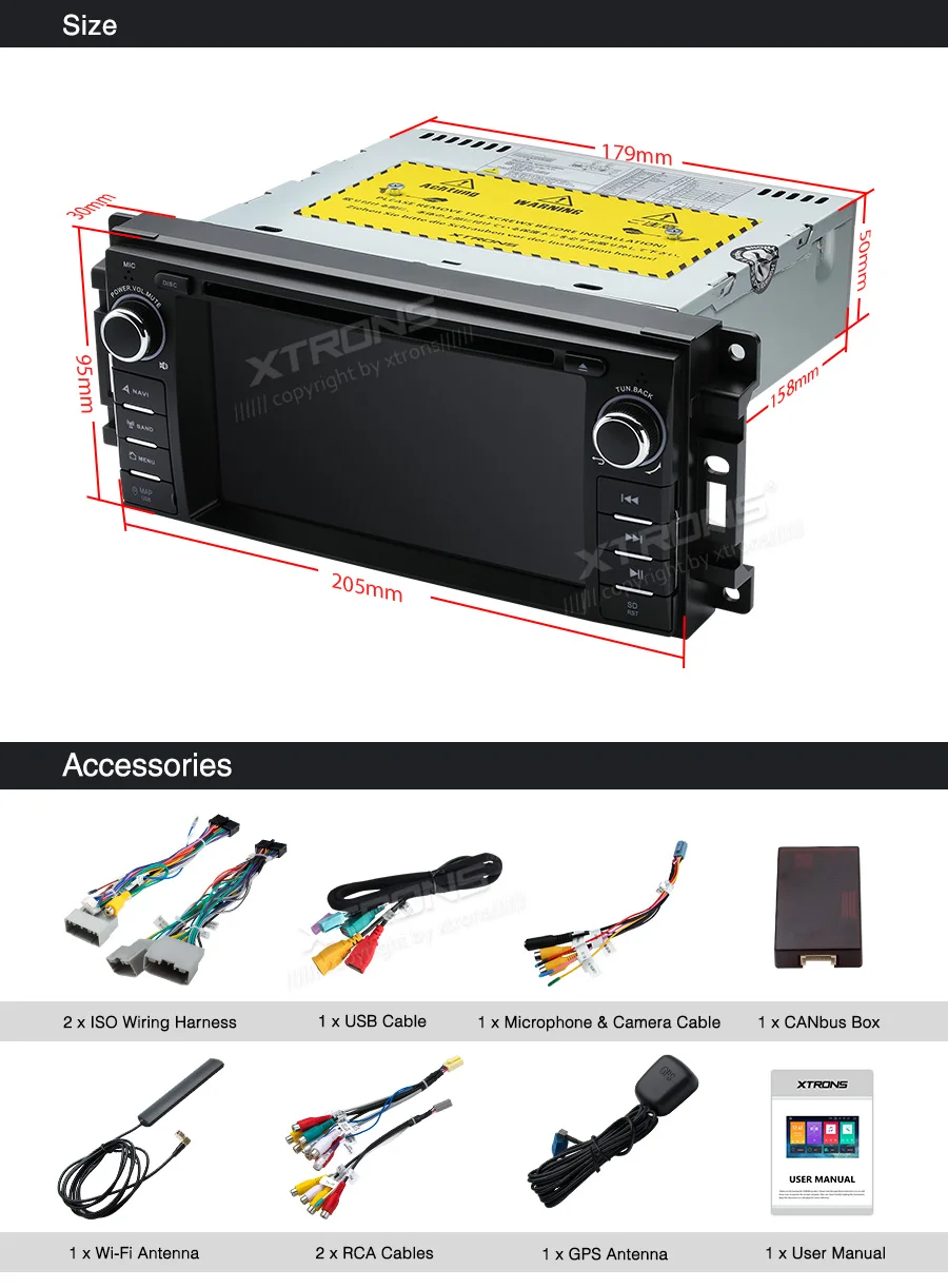 Discount XTRONS 6.2" Android 9.0 Octa Core Car Radio DVD Player GPS Navigation for JEEP Patriot Liberty Wrangler Compass DODGE Chrysler 22