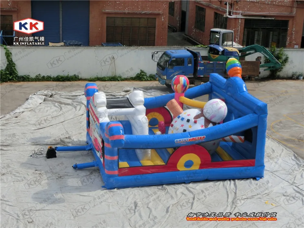 Ice-cream inflatable bouncer for children/ high quality colorful inflatable bouncer for sales
