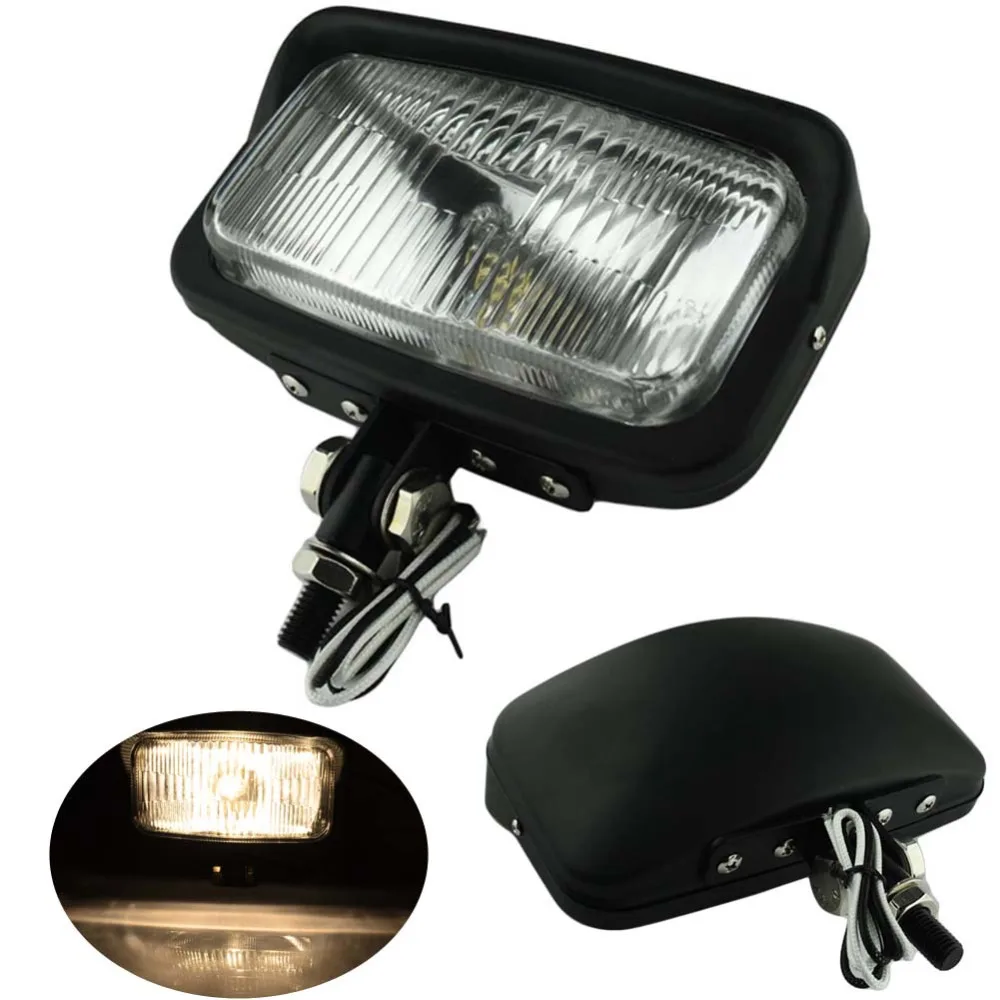 

Vintage Motorcycle Square Headlight Retro Front Lamp Universal for Cafe Racer Bobber Triumph Cruiser Bike