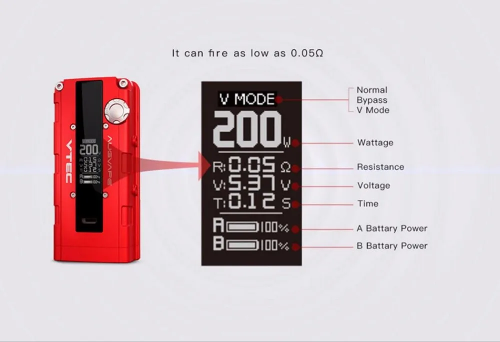 Augvape V200 200W Box Mod-8
