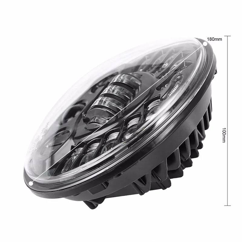 7inch Motorcycle LED Headlight Bulb DRL Daymaker Projector 7 Headlamp Harley c
