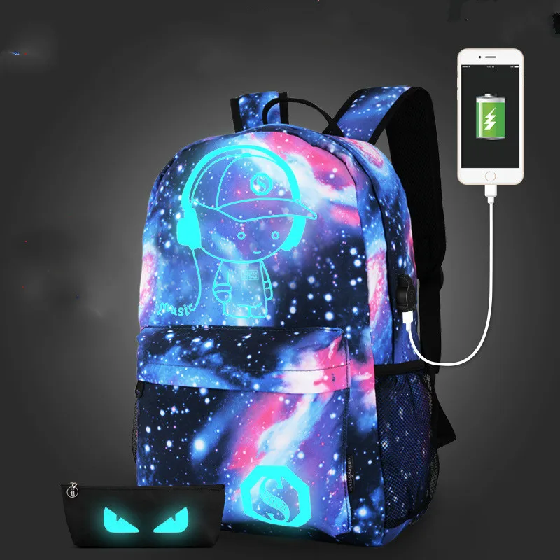 Buy Women Fashion Backpack Canvas Galaxy Star Universe