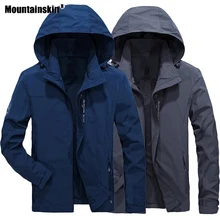 Горные мужские уличные флисовые куртки с капюшоном эластичные весенние походные скалолазание походные ветровки мужские пальто VA460
