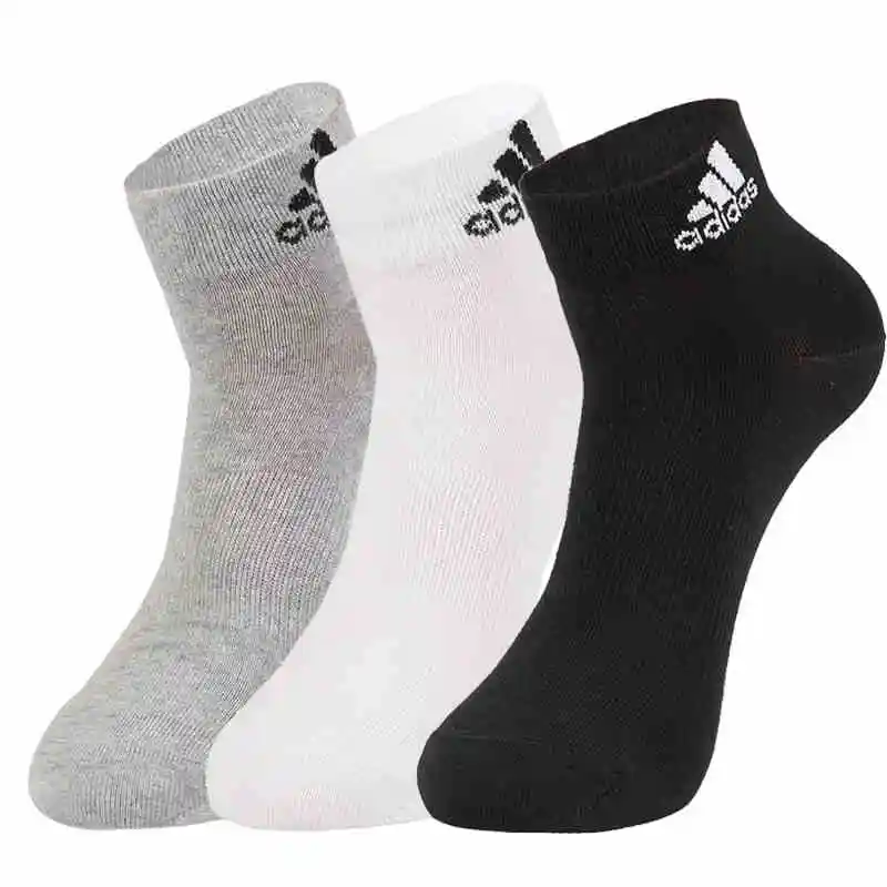 

ADIDAS Original Sport Socks Comfortable Breathable Mens and Womens Cotton Slippers Knitted Cycling Running Unisex Brand Designer