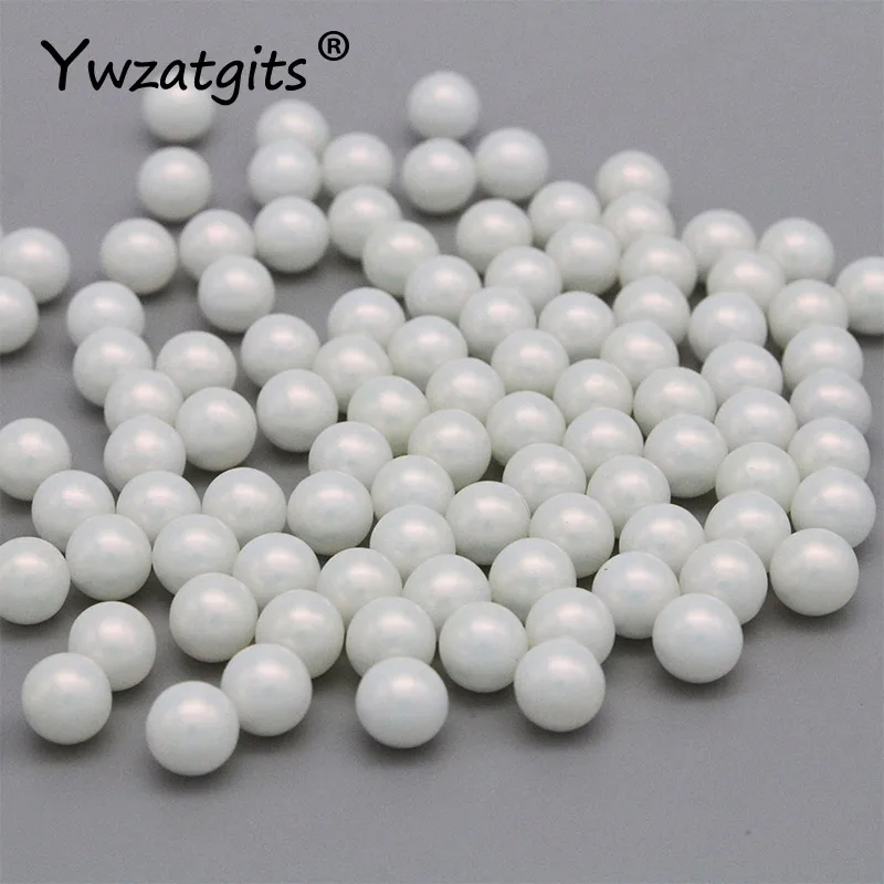

4/5/6/8/10mm Mixed White Ivory No Hole Imitation Pearl Beads Handmade DIY Plastic Beads For Jewelry Making Accessories YE0910