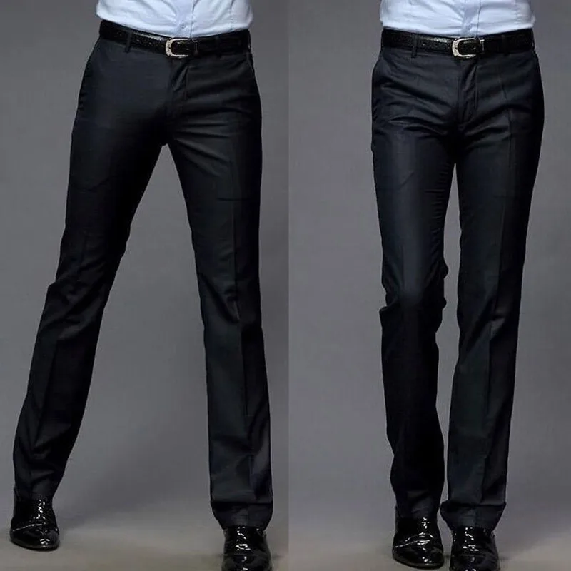 Весна и осень Горячая Распродажа модные брюки мужские деловые повседневные брюки в западном стиле костюм брюки - Цвет: Same picture