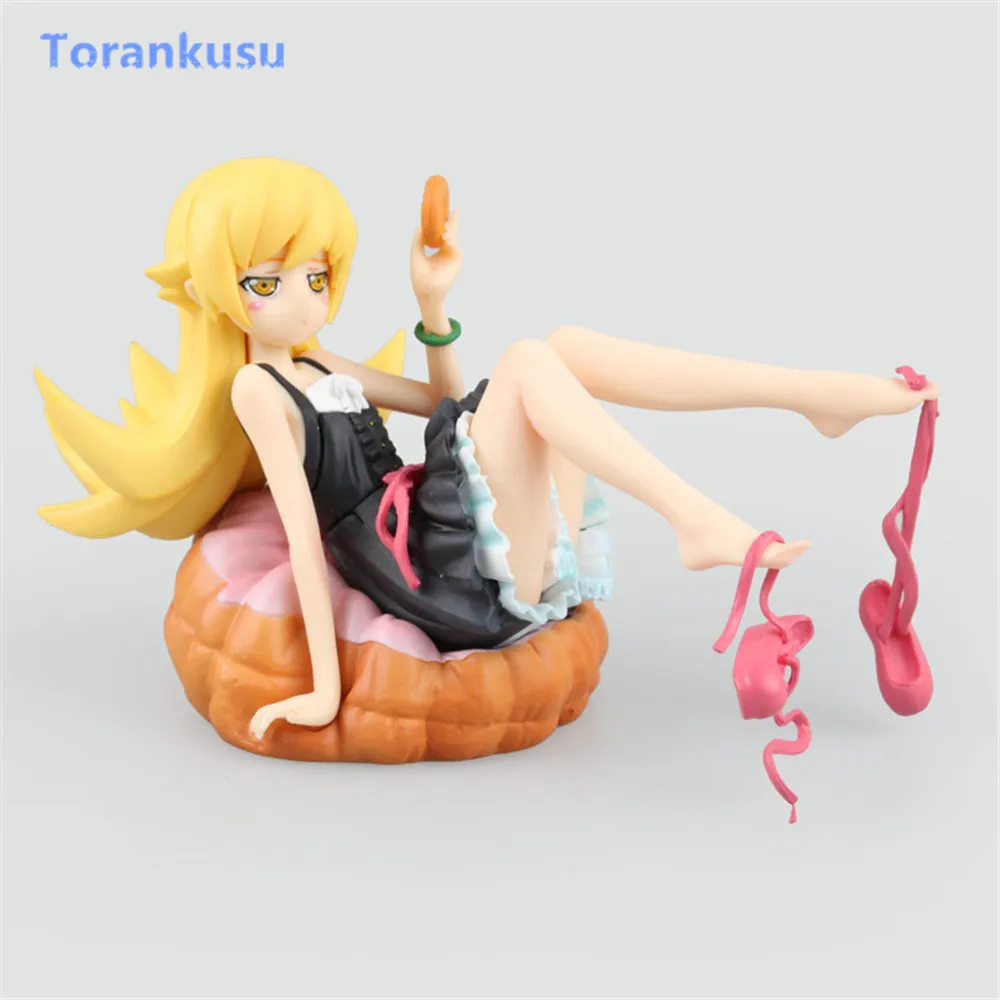 Monogatari Series Oshino Shinobu Action Figure PVC Kawaii Anime Figure Girl Figma Doll Sexy Toys For Man Model Kids Gift PG