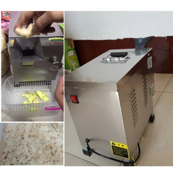 

High Efficiency commercial Electric Garlic slicing Machine Garlic Slicer Automic Ginger cutting slicer machine for restaurant
