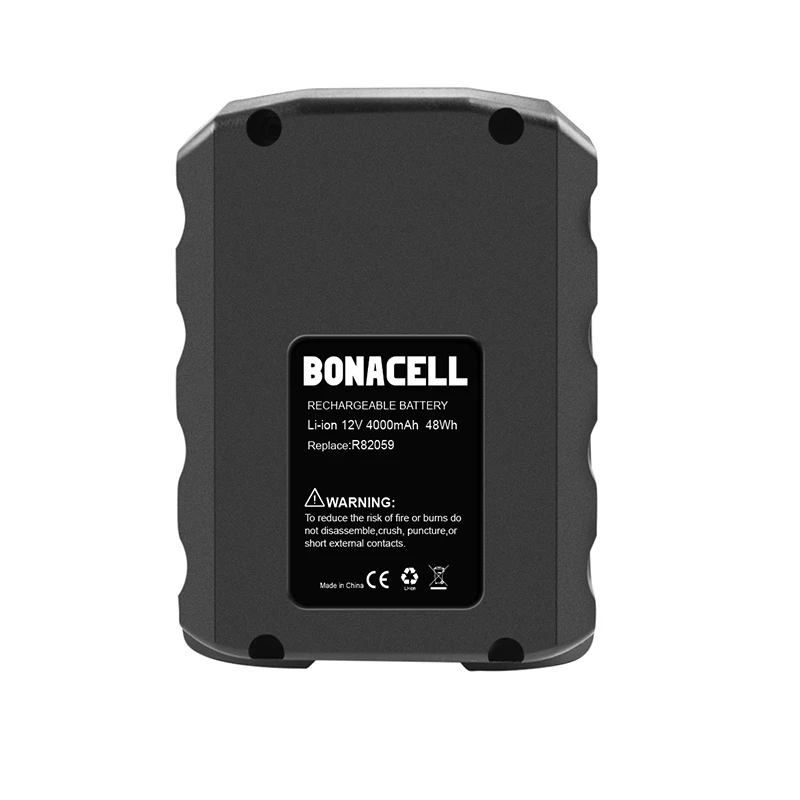 Bonacell 6000 mAh 12 V 1 шт. литий-ионная аккумуляторная батарея для Ridgid R82059 AC82059 AC82049 130220001