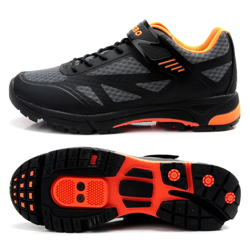 Tiebao, уличные спортивные кроссовки, обувь для велоспорта, мужская, Zapatos Ciclismo, для велоспорта, для шоссейного велосипеда, Спортивная мужская обувь, обувь для велоспорта - Цвет: Черный