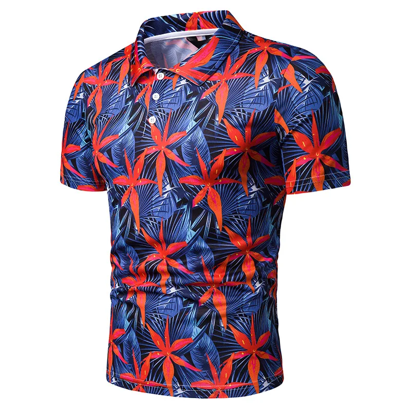 Футболка-поло Для мужчин летняя брендовая одежда с рисунками в виде бананов, Camisa Polo Masculina короткий рукав Для мужчин Гавайская пляжная рубашка поло HOMBRE майки M-XXL