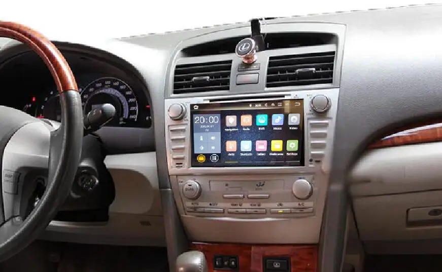 Top 4G+64G Android 9.0 Car Autoradio dvd Video headunit with 3/4g wifi gps navi For Toyota camry 2007 - 2011 SWC TPMS OBD2 DAB BT SD 1