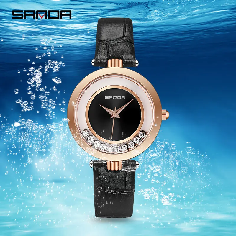 

2019 luxury watch women bracelet watch gifts sport watch gift for women Quartz Alloy Buckle 3Bar Diver Water Resistant