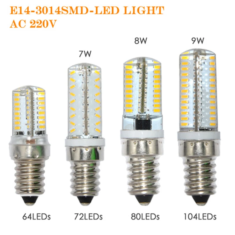 3 Вт 4 5 6 7 8 9 силиконовый корпус E14 G4 G9 светодиодный светильник DC12V AC220 В AC110V