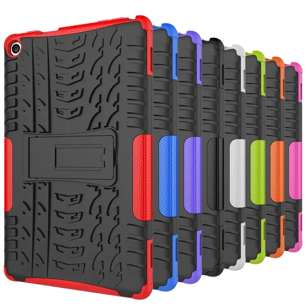 

New Armor Coque for Kindle Fire HD 8 2016 Case PC & Silicon Stand Funda For Amazon New Kindle Fire HD 8 2016 Shockproof Case