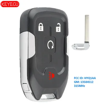 

Keyecu Smart Key Replacement Remote 4B FOB for 2017 2018 GMC TERRAIN ACADIA 315MHZ FCC: HYQ1AA
