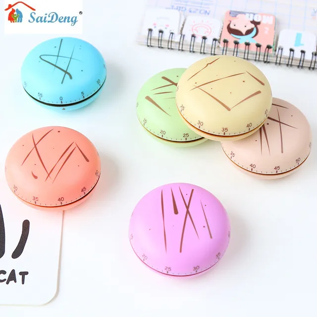 saideng kitchen timer creative plastic mechanical cooking alarm 60