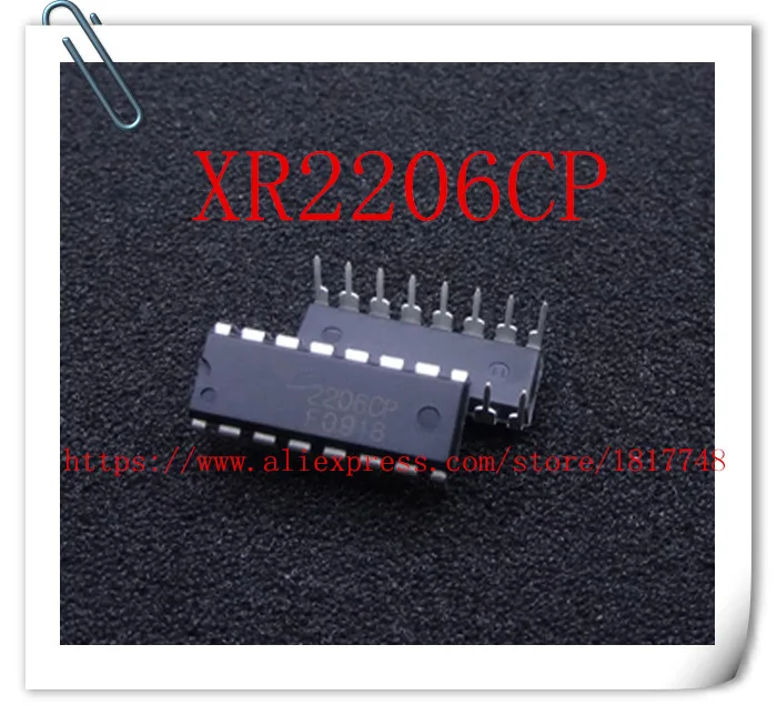 

Free Shipping 10pcs/lot XR2206CP XR2206 DIP-16 frequency synthesizer NEW