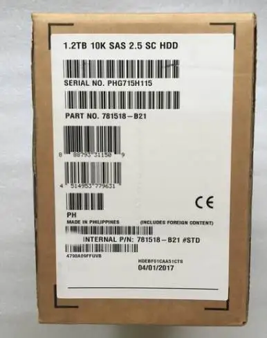 100% новый в коробке 3 года гарантии 781518-B21 1 2 T SAS 12 г 10 к 5 нужно больше углов
