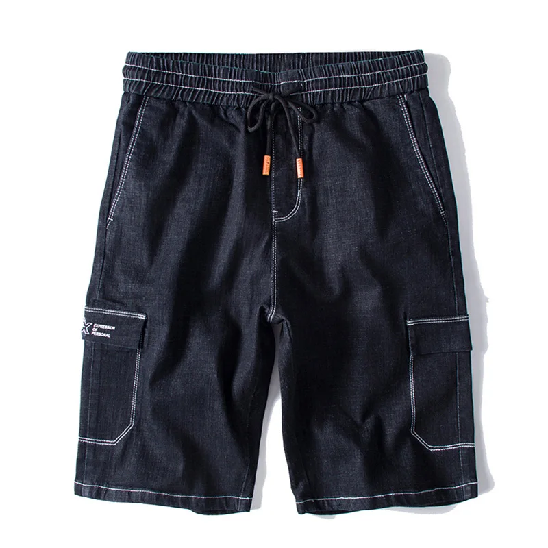 В стиле панк для мужчин крутые летние горячие продажи хлопок повседневные шорты плюс размер S-6XL короткие брюки удобная брендовая одежда мужские джинсовые шорты