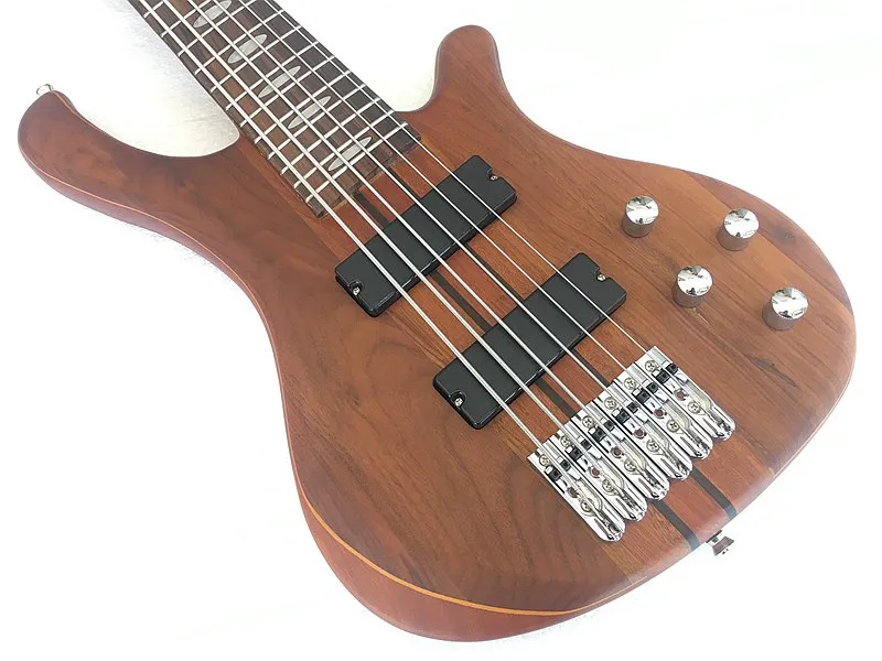 

professional 6 string active electric bass guitar neck through body bass guitar