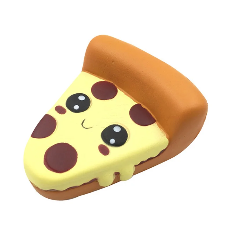 

Cute Pizza Slow Rising Squeeze Decompression Toys Stress Reliever Toys Smooshy Mushy Toys
