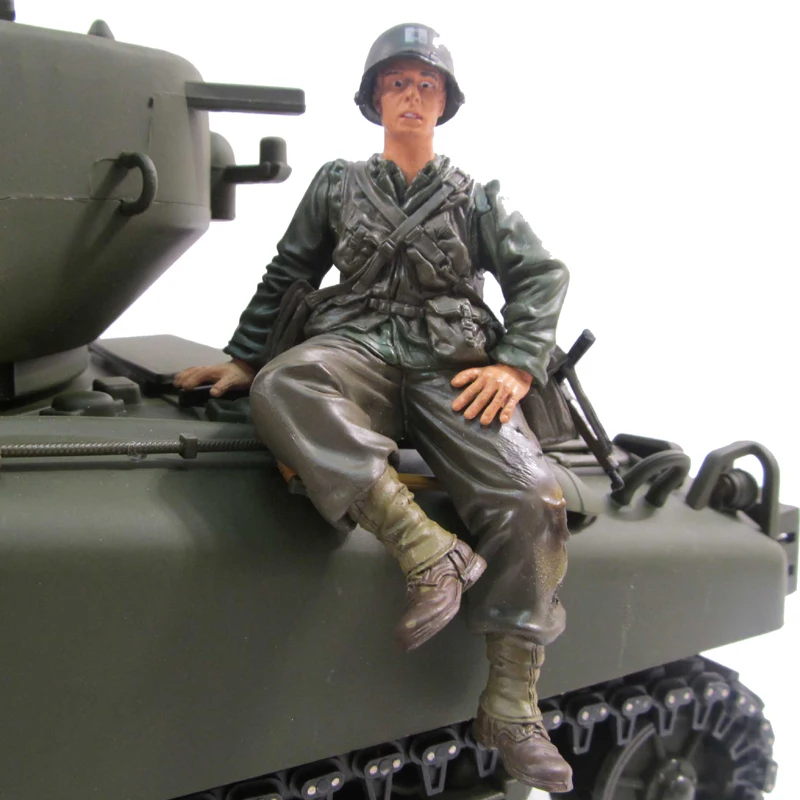 1:16 1/16 Модель &quotH&quot RC Tank Commander американский солдат полимерная фигура для танка Mato