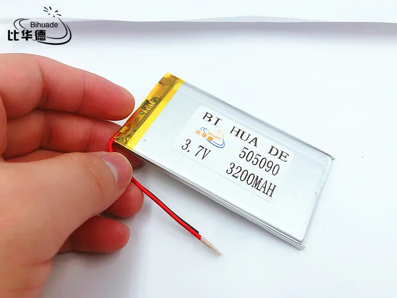 Li-Po лучшие Батарея бренд Размеры 505090 3,7 V 3200 mah литий-полимерный Батарея с защитой доска для MP3 MP4 gps цифровых продуктов