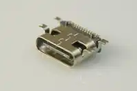 50 pcs USB 3.1 Type C Connector 16 Pins Female Socket receptacle Surface Mount Right Angle PCB Board Guide Shield USB-C
