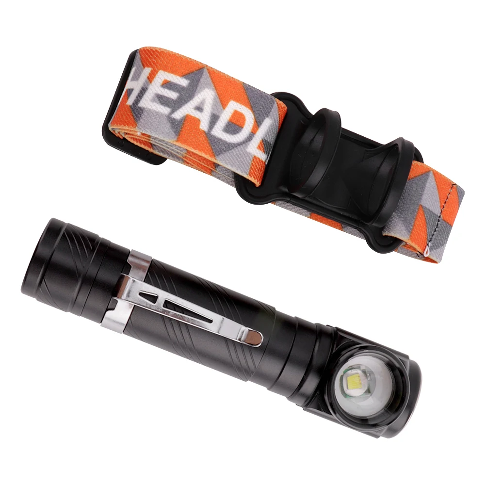 USB Handy T6 LED zoom Torch usb Головной фонарь карманный светодиодный перезаряжаемый фонарик