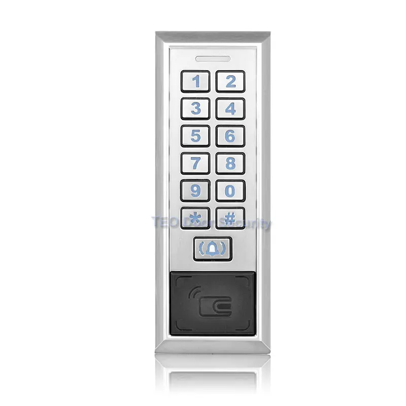 Contact-less Inductive Card Metal Password Access Controller with 8000Users Large Capacity WG26 interface RFID Door Entry System
