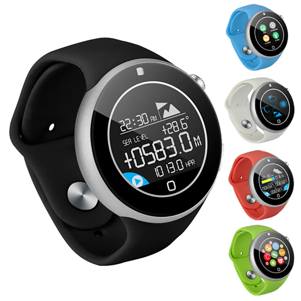 

Fashion Sports Watch UV Pressure Altitude Temperature Sensor Heart Rate Sleep Blood Pressure Monitor Gravity Sensing Smart Watch